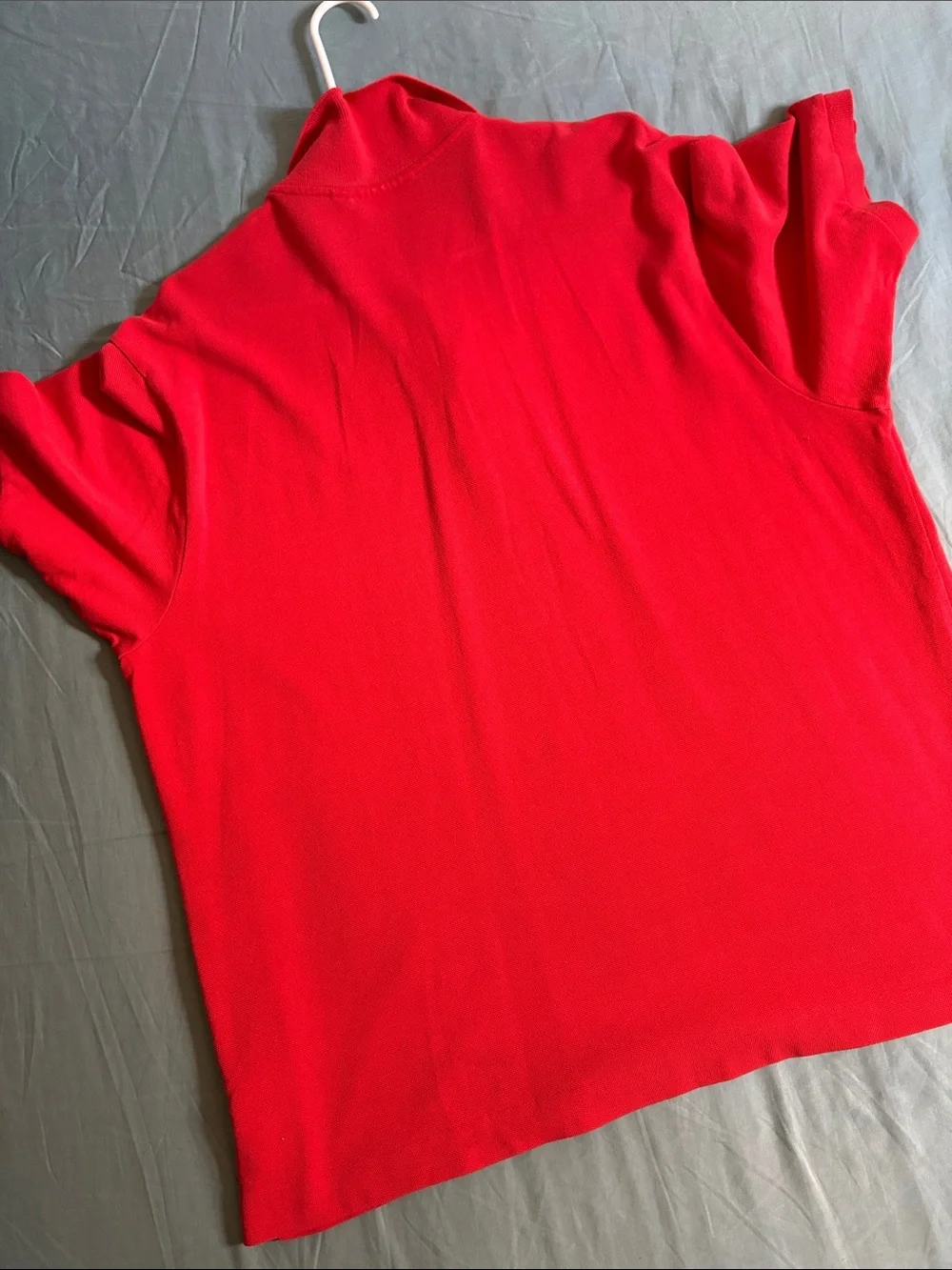 Lacoste Men’s Vibrant Red Polo with Crocodile Logo
